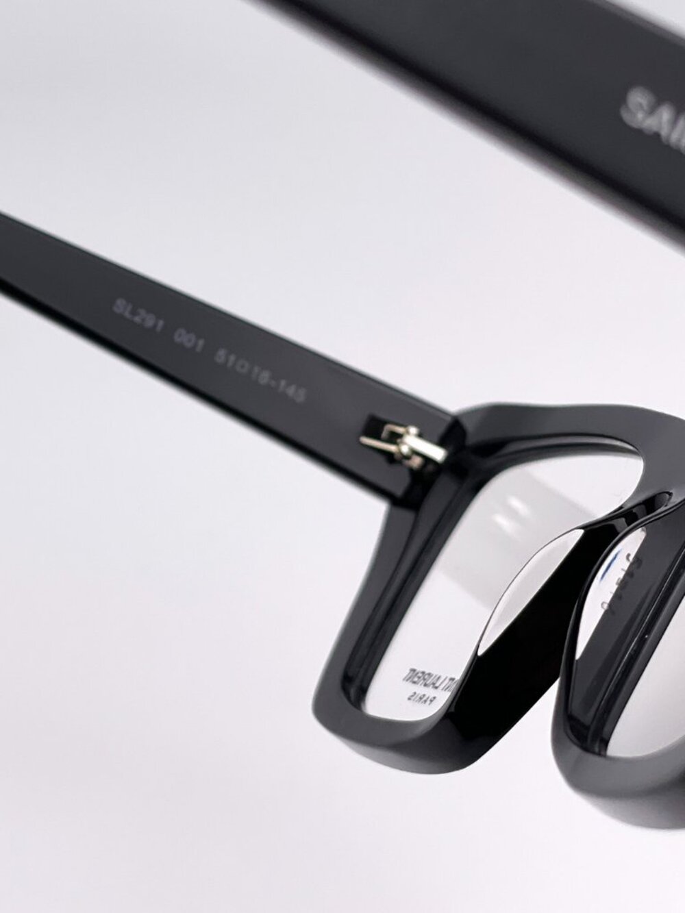 SAINT LAURENT SL291 001 BLACK CAT EYE EYEGLASSES - Picture 10 of 10